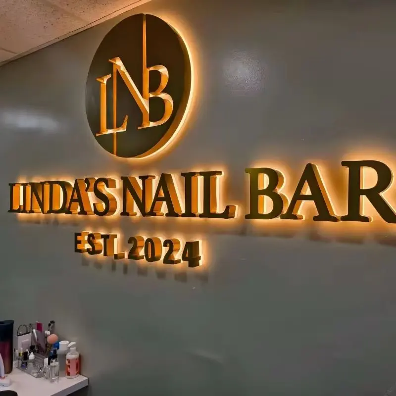 03 Large Scale Architectural Backlit Letters for Building Exterior Names