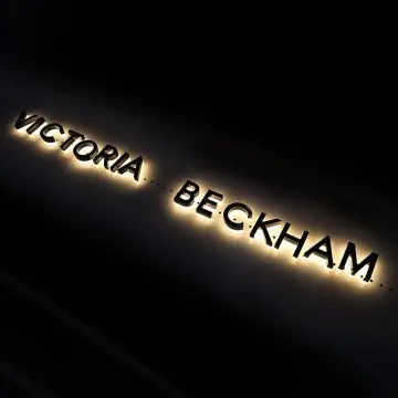 Custom Made Painted Metal Backlit Letters for Shop Front Signs