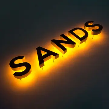 Backlit Sign 3D Illuminated logo Letter Sign Electric Outdoor