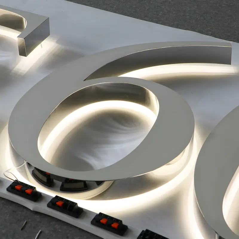 High Quality Customized Business Led Letter Backlit Sign