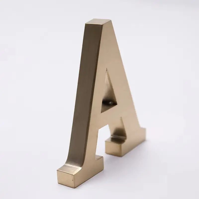 Premium Solid Stainless Steel Letters Sophisticated Metal Signage