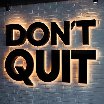 防水壓克力LED發光招牌 背光字母 訂製LED