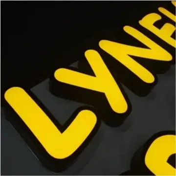 前照式立體字 II...